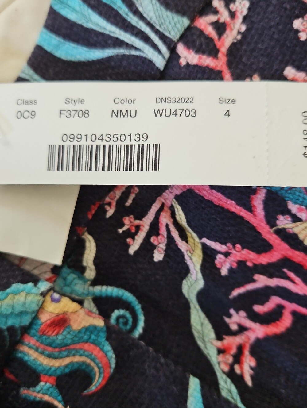 J CREW Collection Patio Pant 4 Ratti Under The Sea Print Straight Leg Crop $148 - Picture 13 of 16